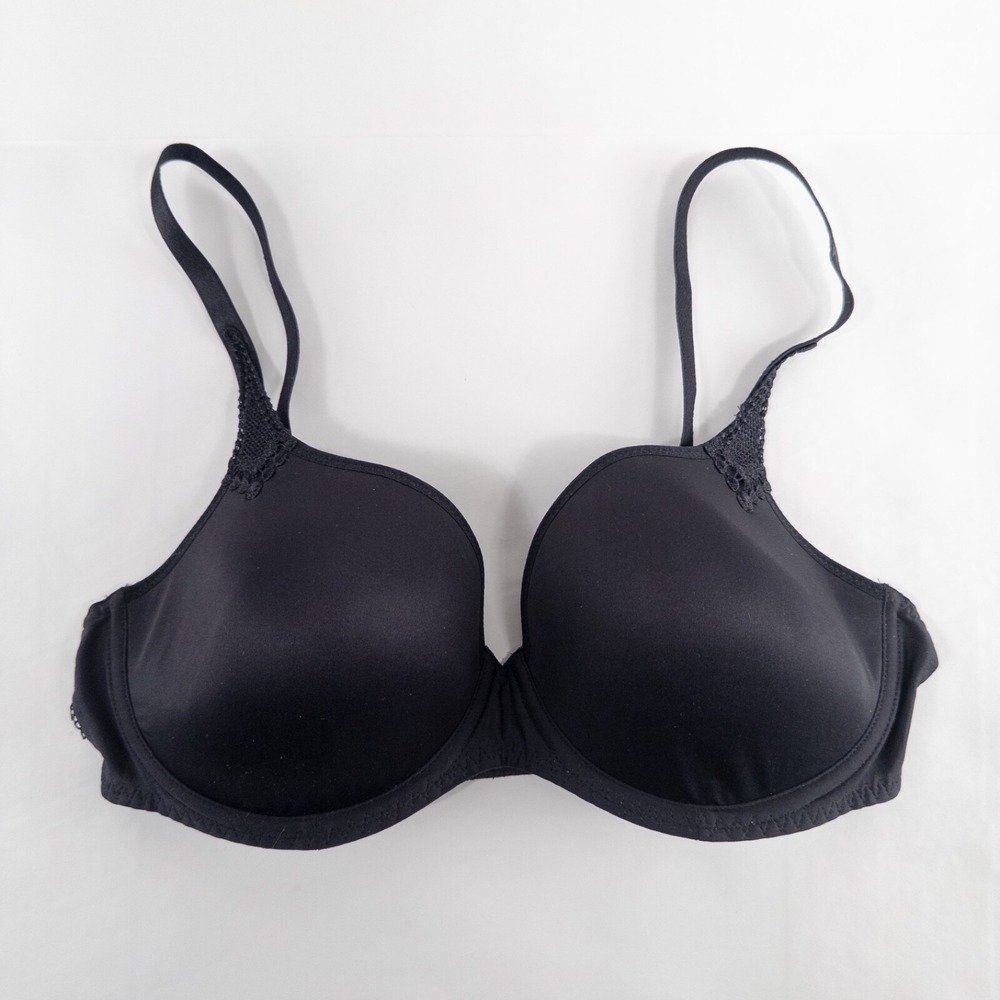 Anita Rosa Faia Bra Sz 34C Black Padded Basic Underwire Style 5439 NEW